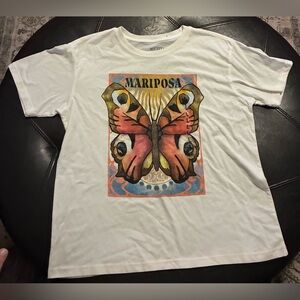 Mighty Fine White Graphic Tee